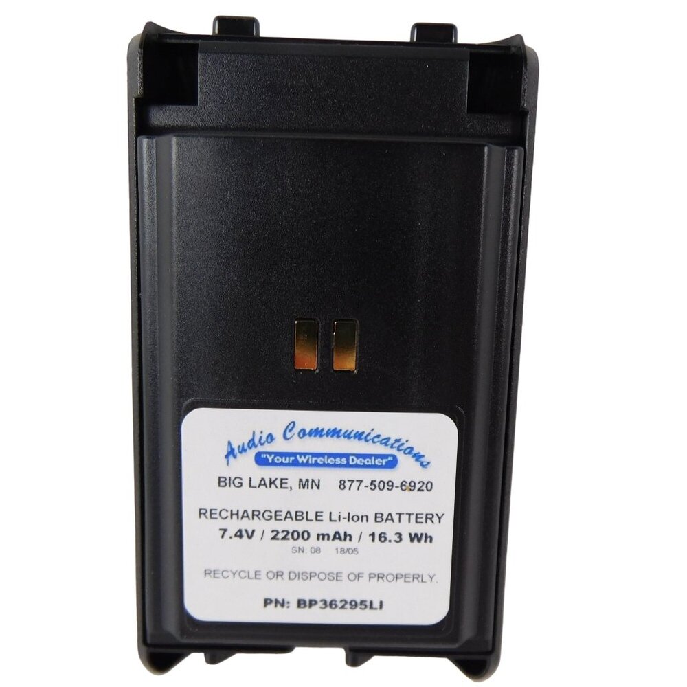 Rechargeable Two Way Radio Li-ion Battery 2200 mAh 7.4v 16.3wh